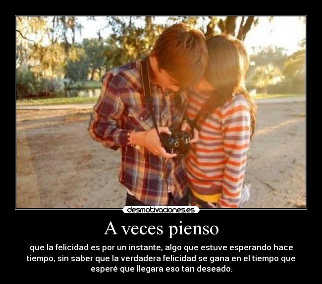 A veces pienso -