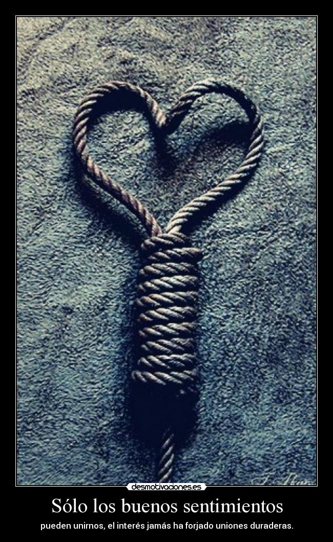 Sólo los buenos sentimientos - 