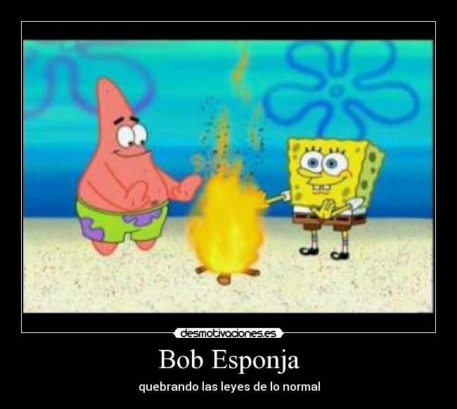 Bob Esponja - quebrando las leyes de lo normal