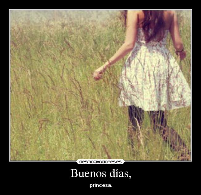 Buenos días, - 