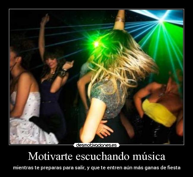 Motivarte escuchando música -