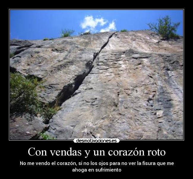 Con vendas y un corazón roto - 