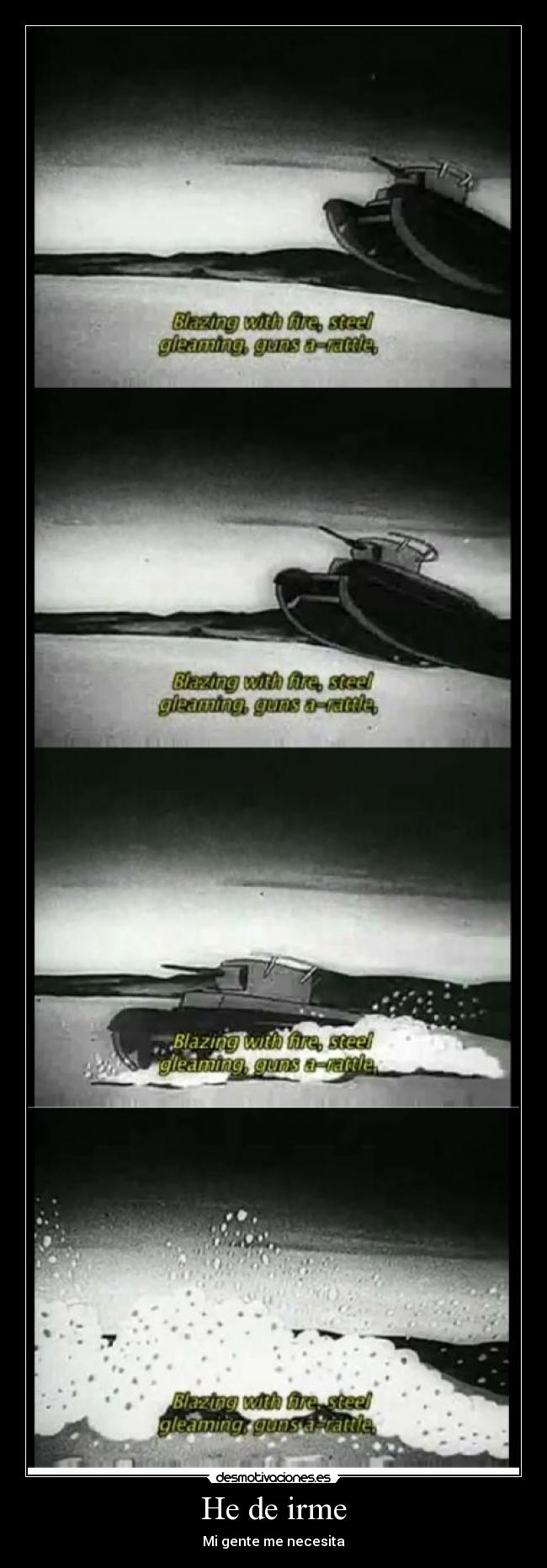 He de irme - Mi gente me necesita