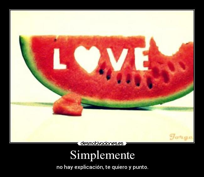 Simplemente -