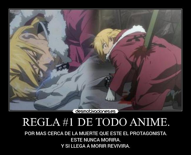 REGLA #1 DE TODO ANIME. - 