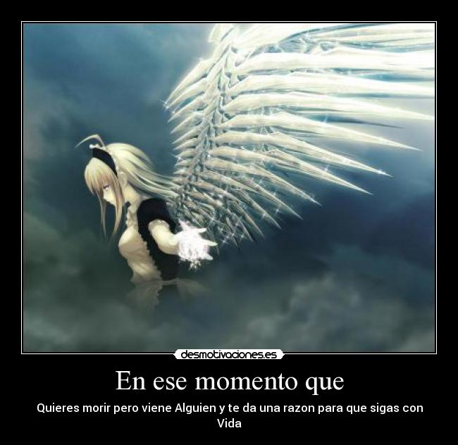 En ese momento que -