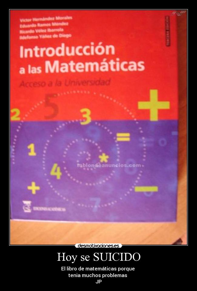 Hoy se SUICIDO -