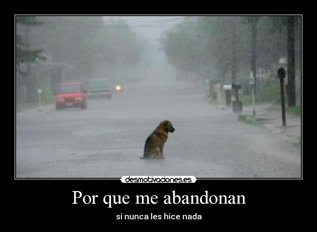 Por que me abandonan - 