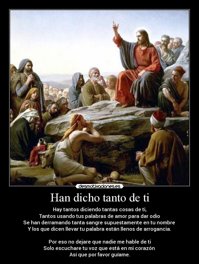 Han dicho tanto de ti -