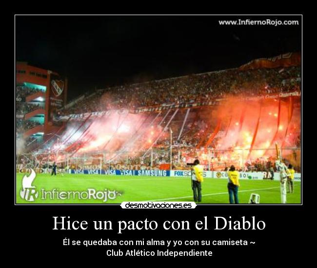 Hice un pacto con el Diablo -