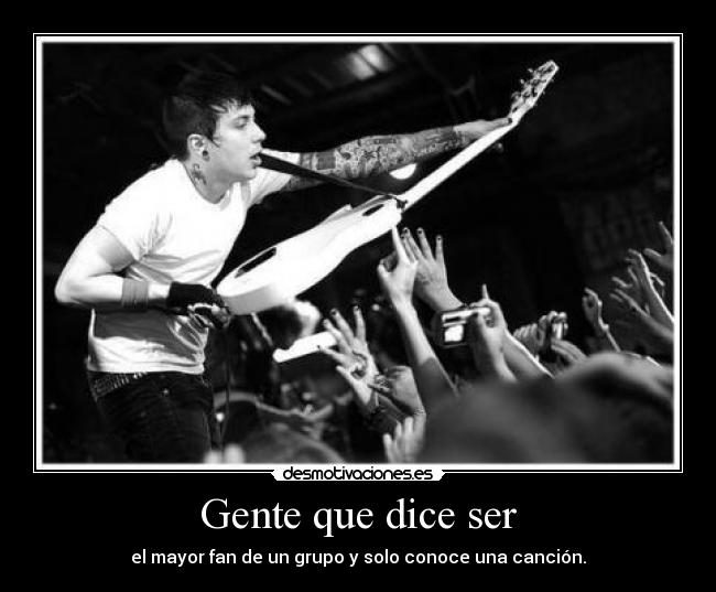 Gente que dice ser -