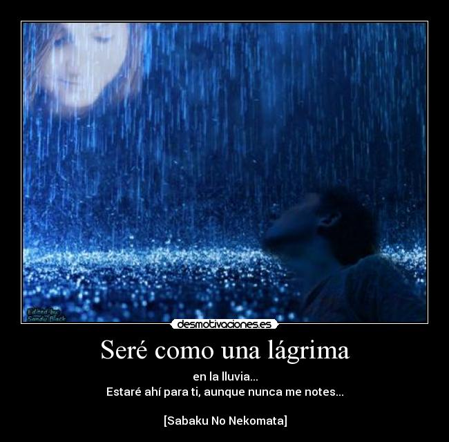 carteles sere como una lagrima desmotivaciones