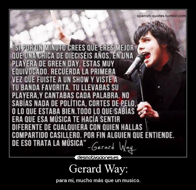Gerard Way: - 