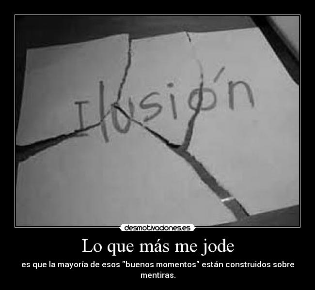 Lo que más me jode -