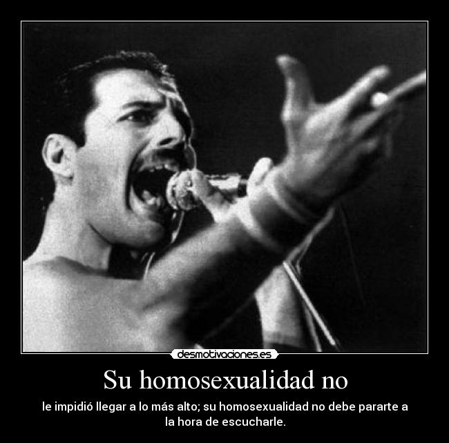 Su homosexualidad no -