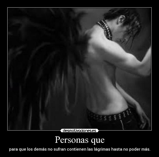Personas que -