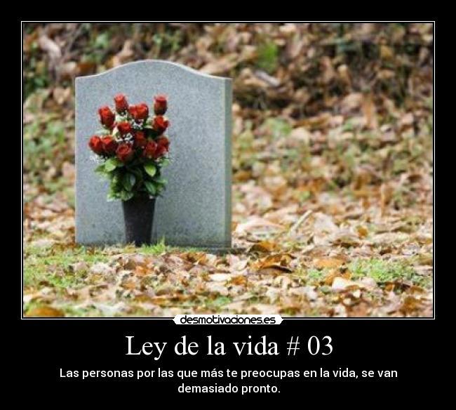 Ley de la vida # 03 -