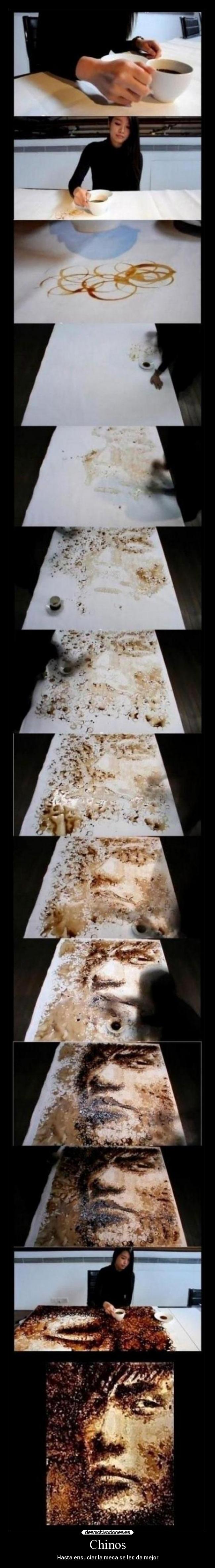 Chinos - Hasta ensuciar la mesa se les da mejor