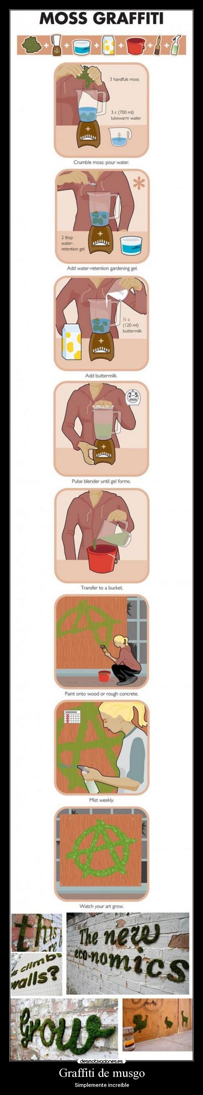Graffiti de musgo - 