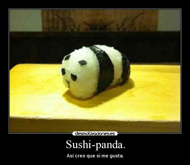 Sushi-panda. -