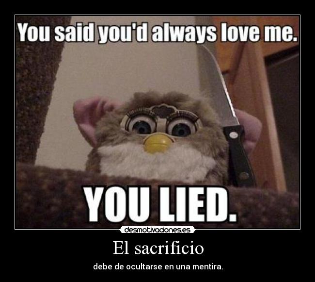 El sacrificio -