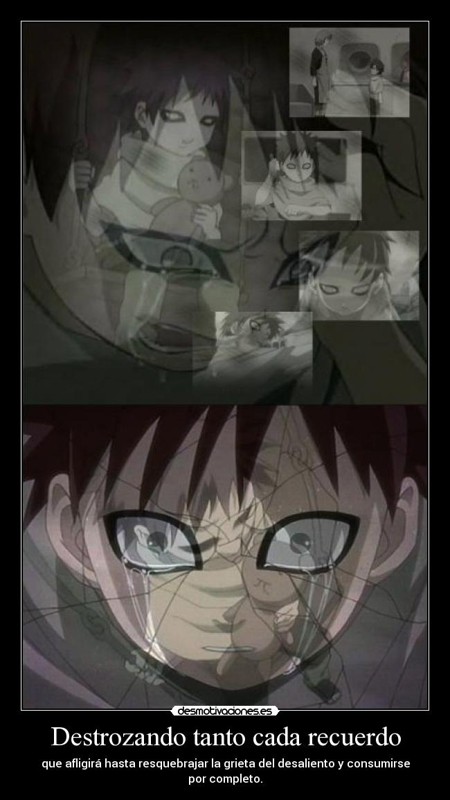 carteles darkskyx relativamente empirico nomiresaqui continua homenaje gaara del anime naruto desmotivaciones