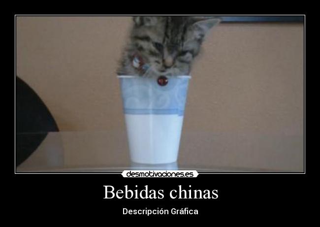 Bebidas chinas - Descripción Gráfica
