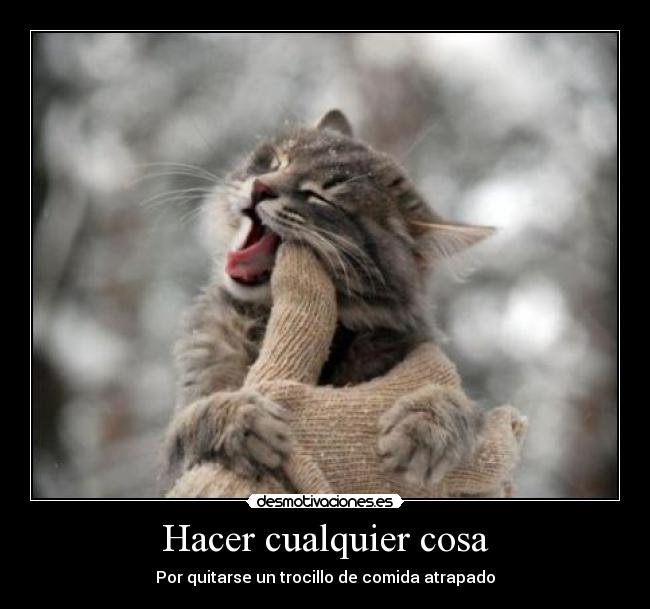 Hacer cualquier cosa -