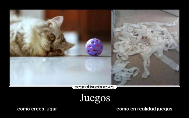 Juegos - como crees jugar como en realidad juegas