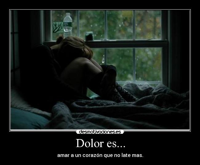 Dolor es... -