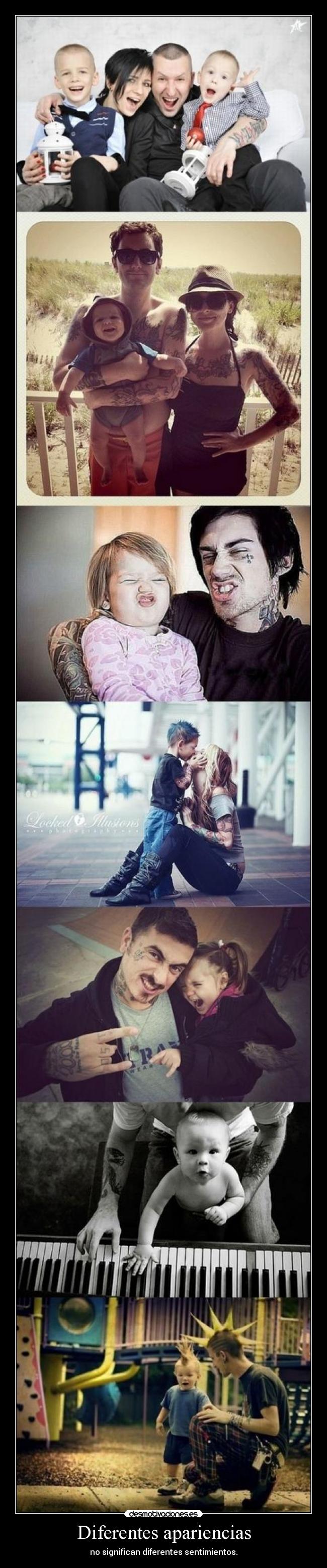 Diferentes apariencias -