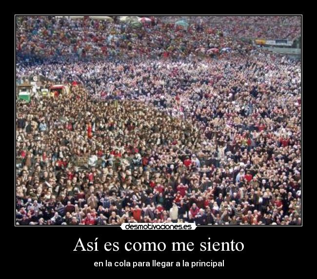 Así es como me siento -