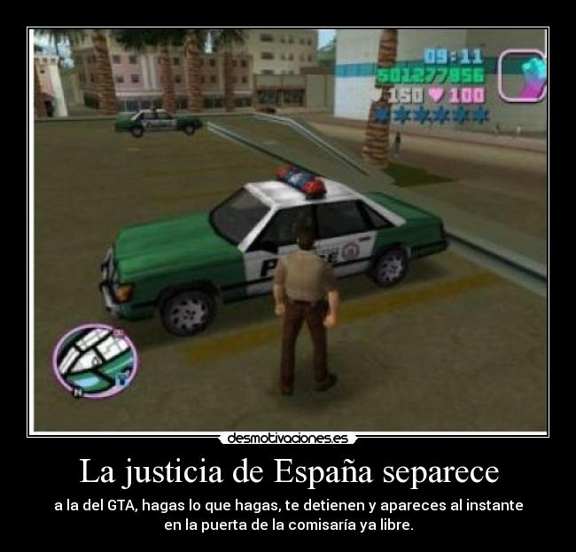 La justicia de España separece - 
