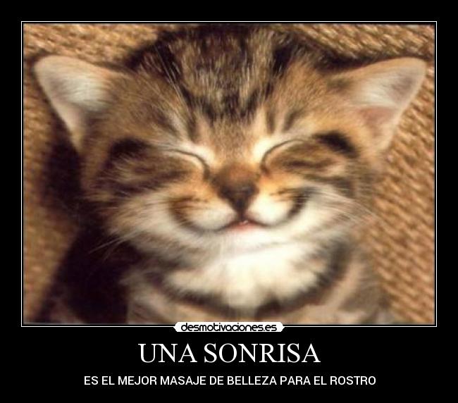 UNA SONRISA - ES EL MEJOR MASAJE DE BELLEZA PARA EL ROSTRO