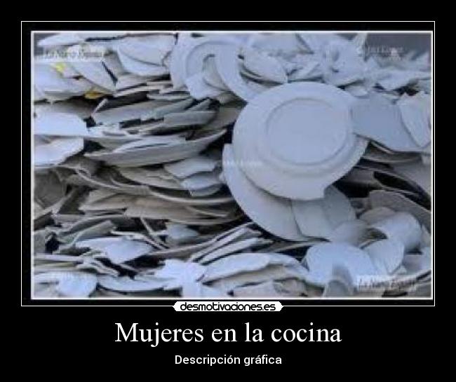 Mujeres en la cocina - Descripción gráfica
