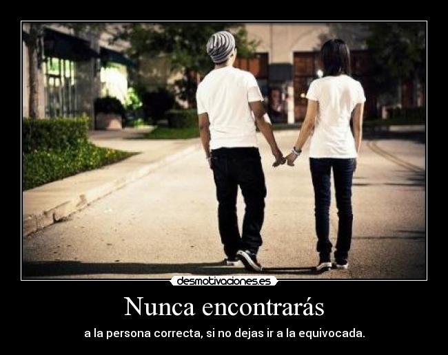 Nunca encontrarás -