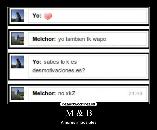 M & B - Amores imposibles