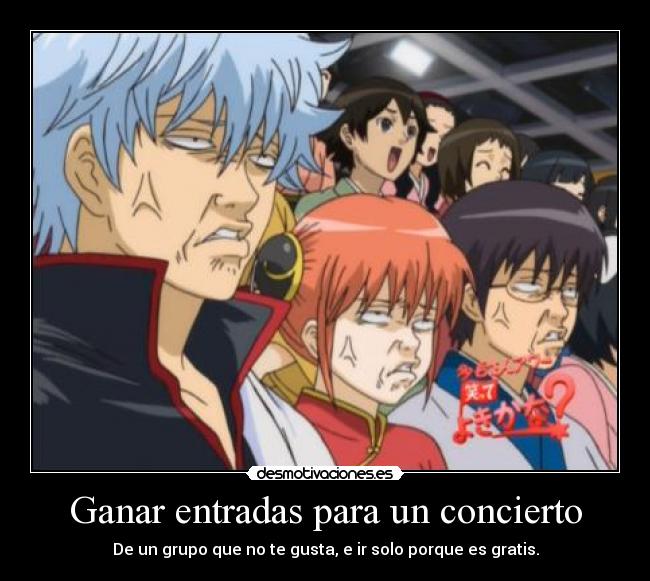 carteles theab3 says its freeeeeeeeeeeee anime manga gintama tambien poco gore desmotivaciones