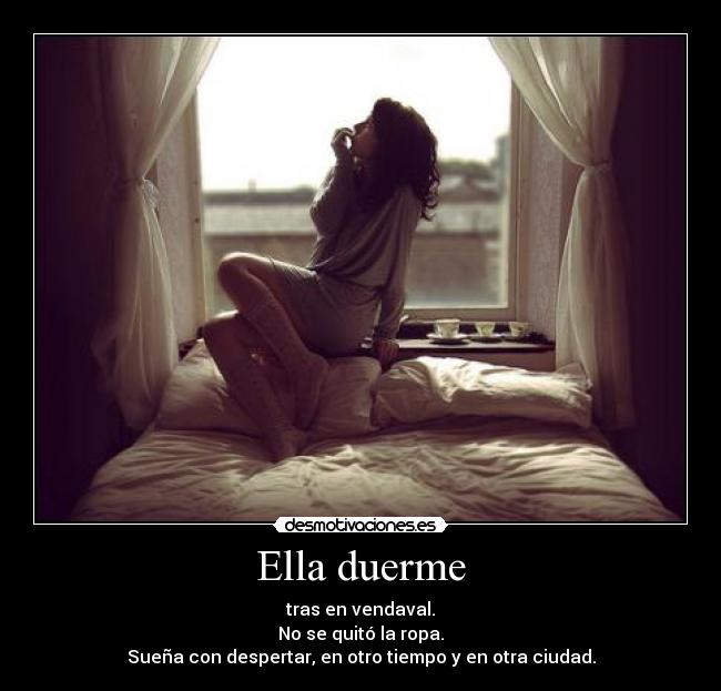 Ella duerme - 