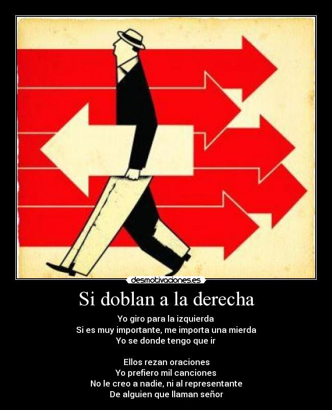 Si doblan a la derecha - 