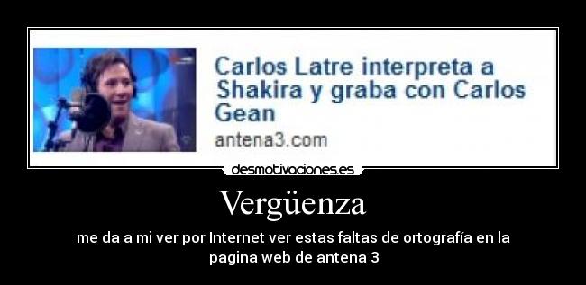 Vergüenza - 