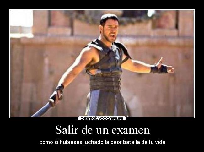 Salir de un examen - 