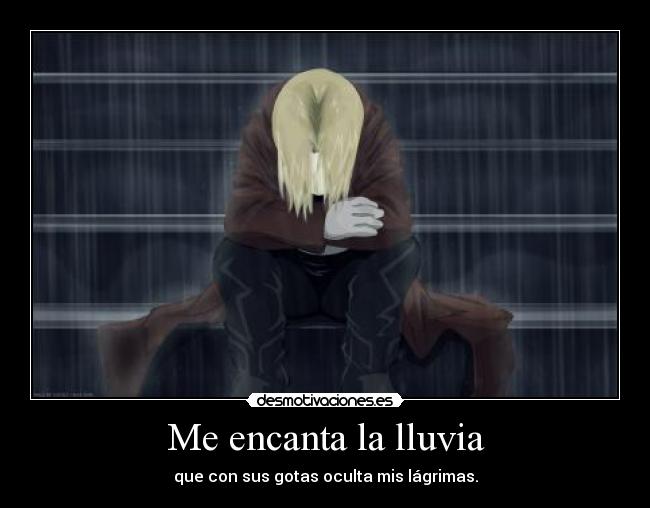 Me encanta la lluvia -