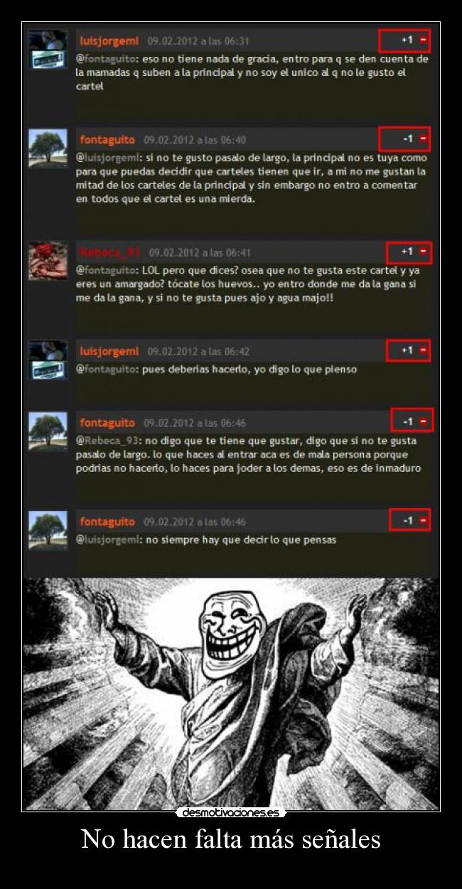 No hacen falta más señales - 