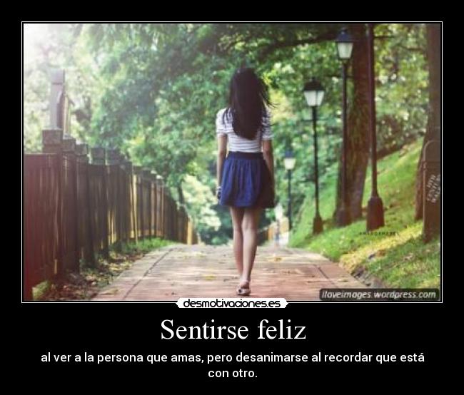 Sentirse feliz - 