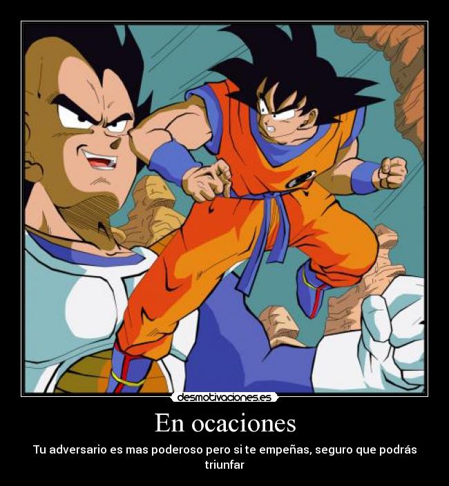 carteles ocaciones adversario mas poderoso pero empenas seguro que podras triunfar desmotivaciones