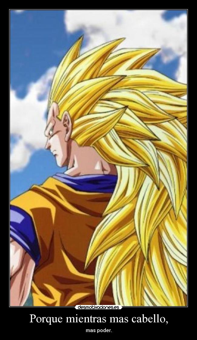 carteles goku ssj3 dbz desmotivaciones