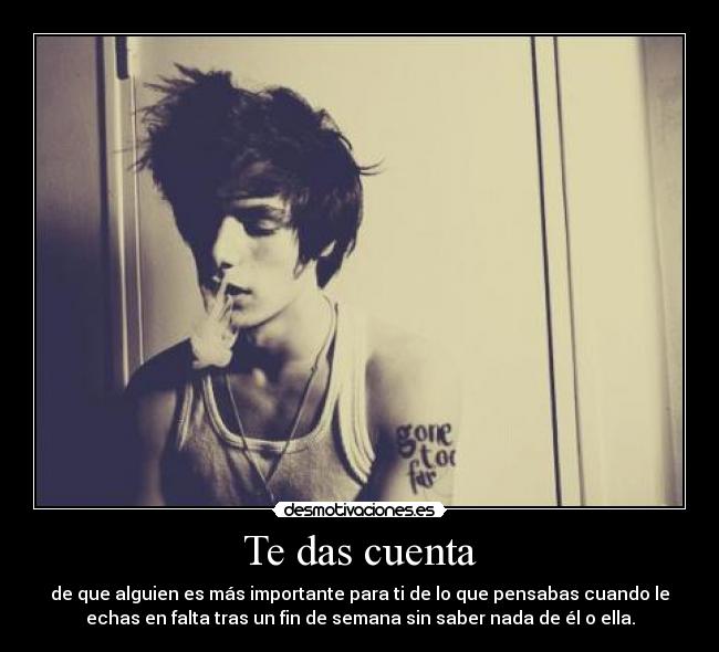 Te das cuenta - 
