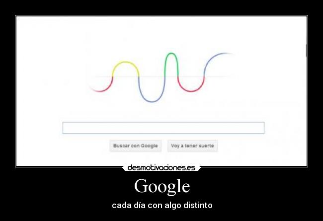 Google - cada día con algo distinto