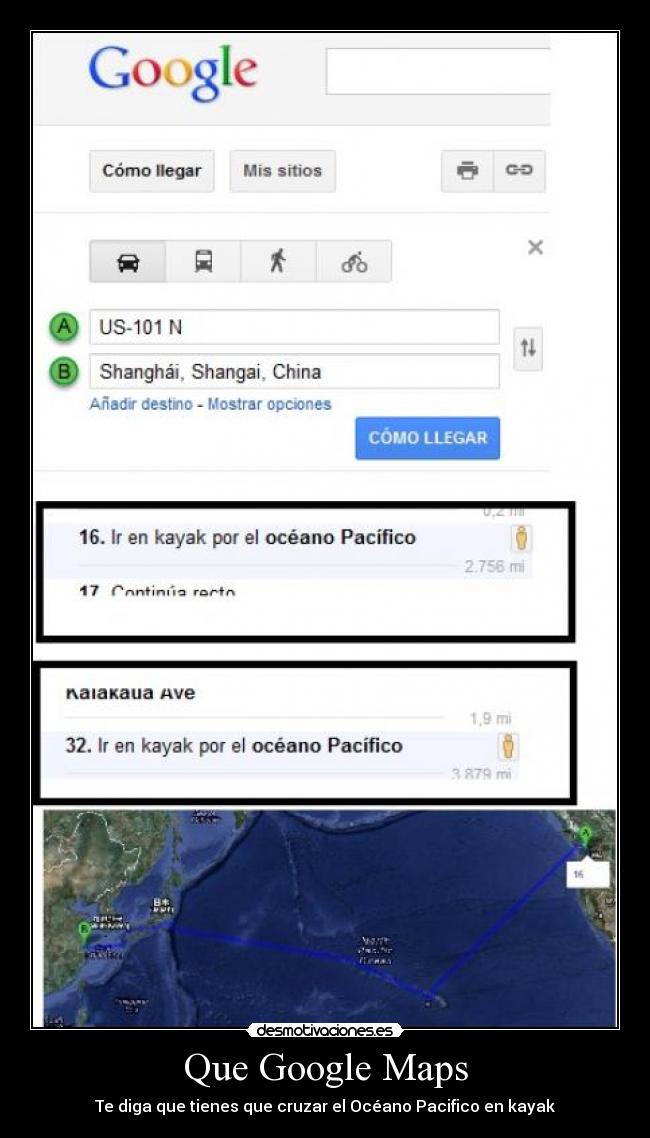 Que Google Maps -